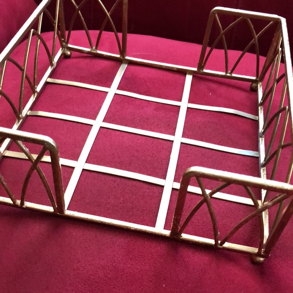 Gold Napkin Holder